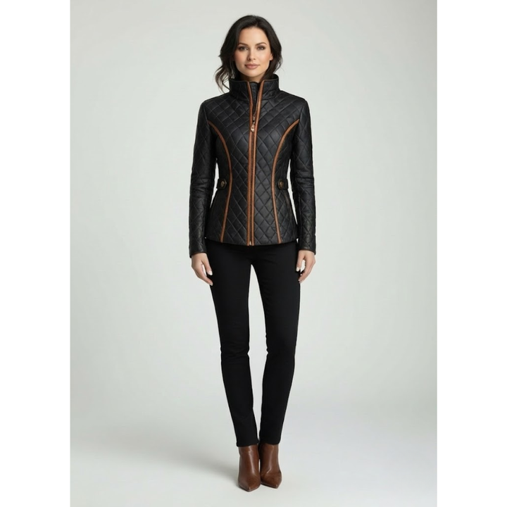 Leatrice™ Diamond-Quilted Lined Jacket