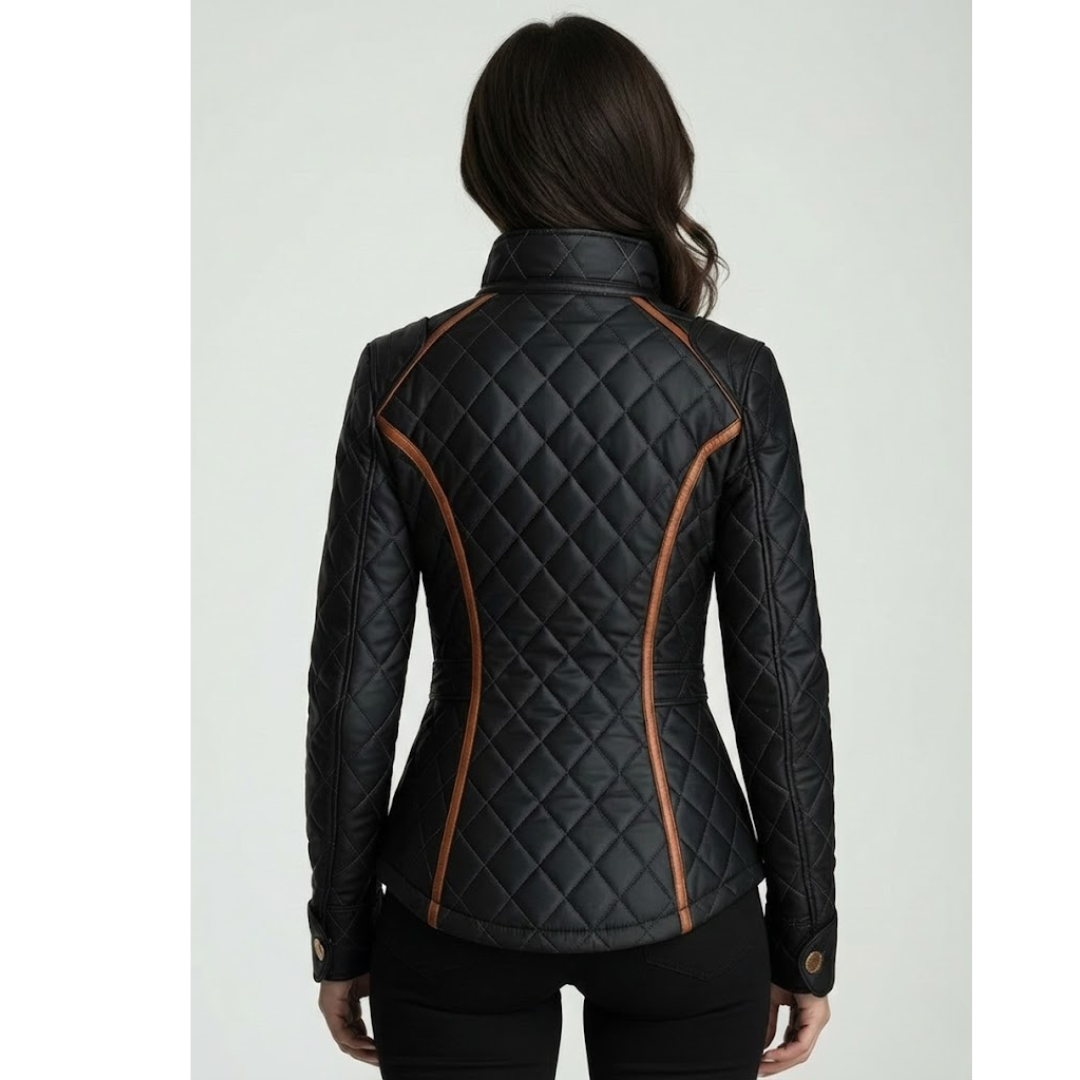 Leatrice™ Diamond-Quilted Lined Jacket