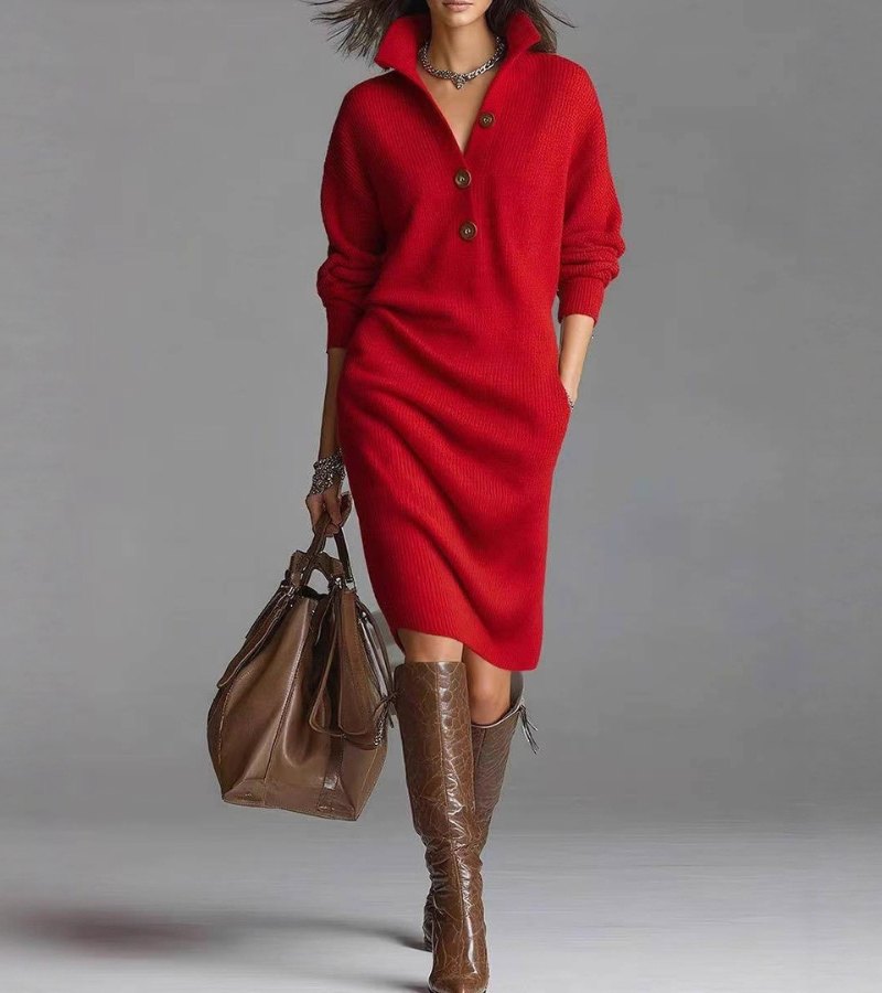 Leonore™ Chic Knit Dress