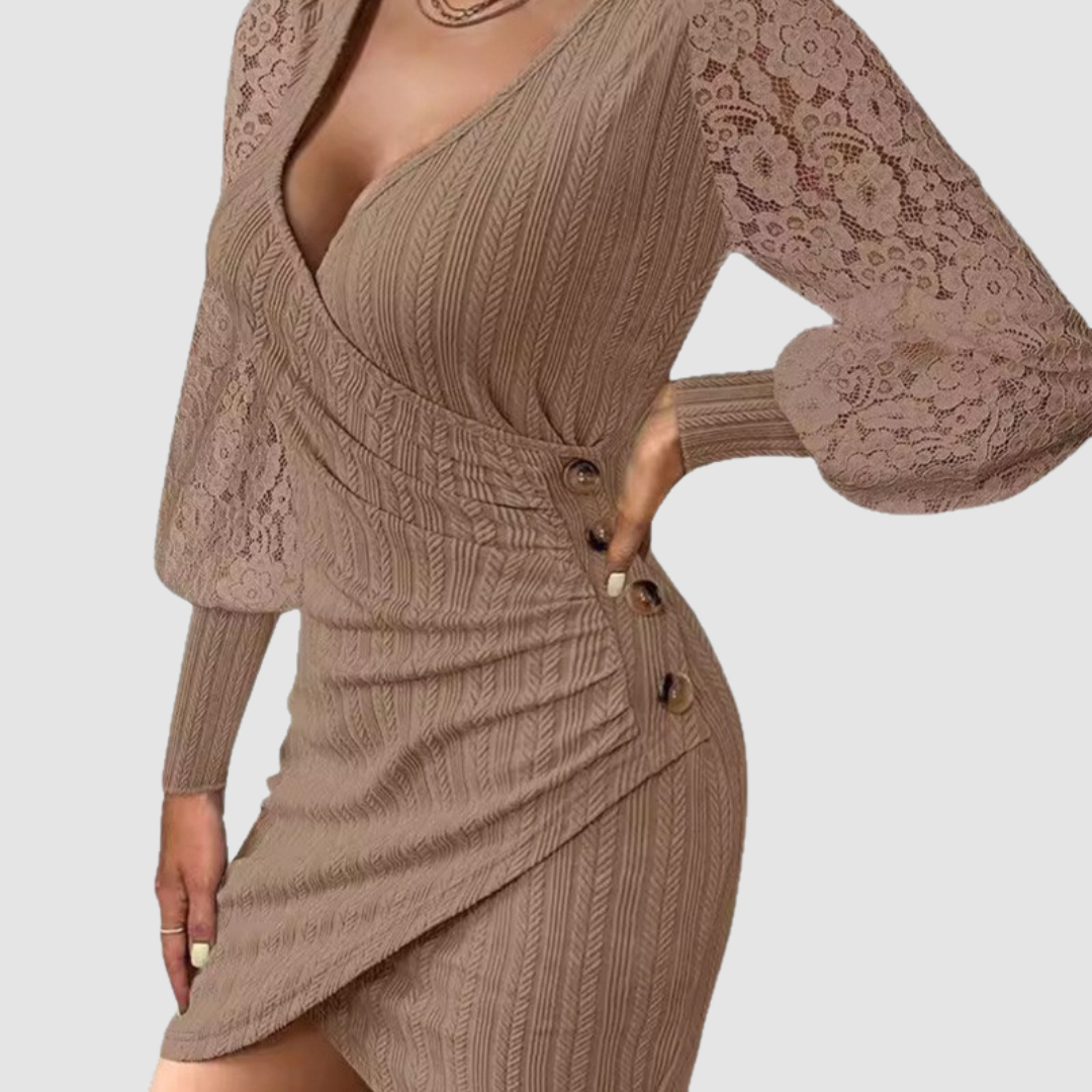 Melissa™ Sexy V-Neck Dress