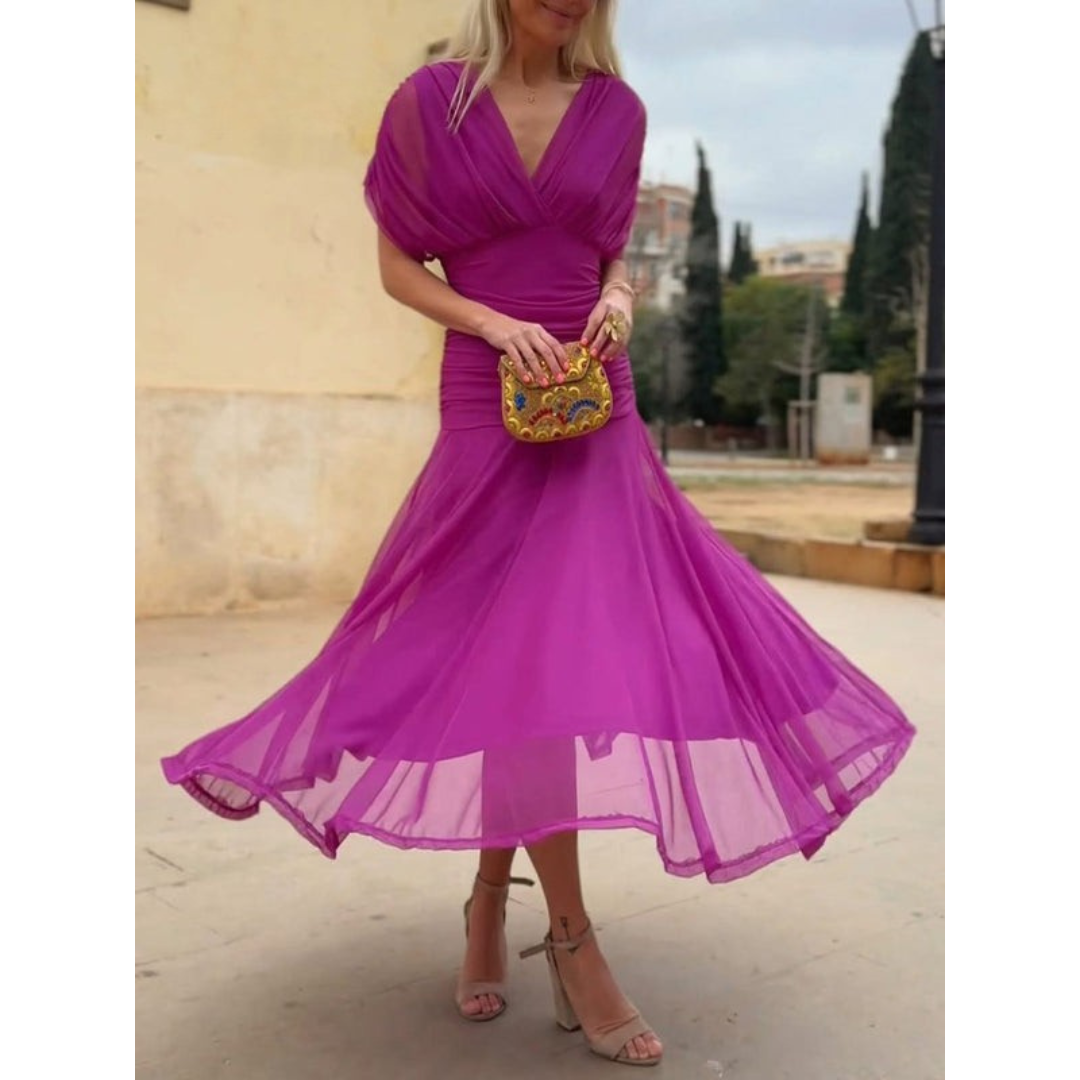 Breana™ Mesh Flower Dress