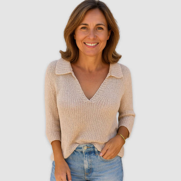 Lucy™ Elegant V-neck top