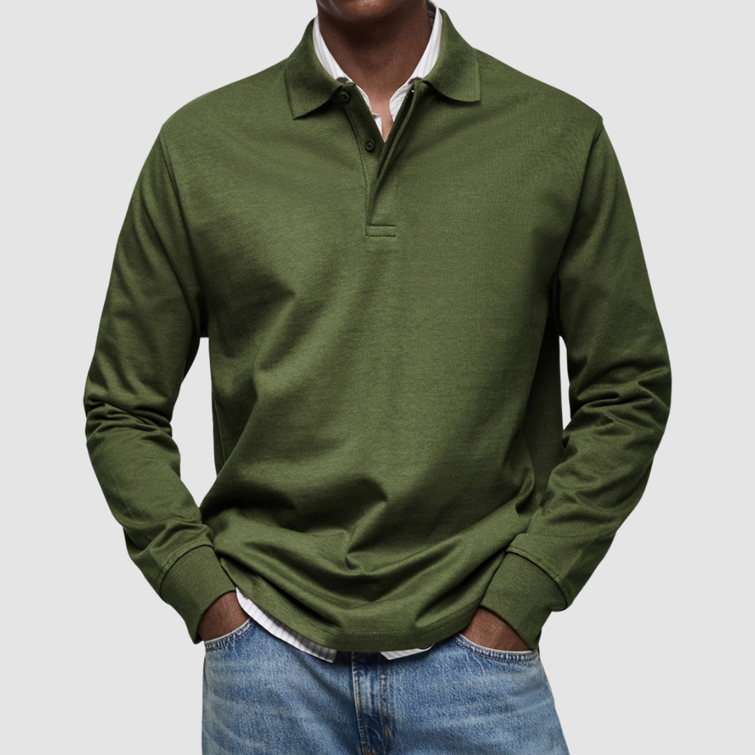 Bradford™ Casual Long Sleeve Polo