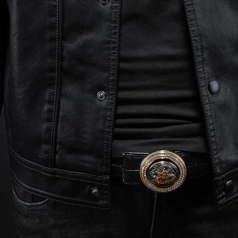 Harvey™ Classic Leather Jacket