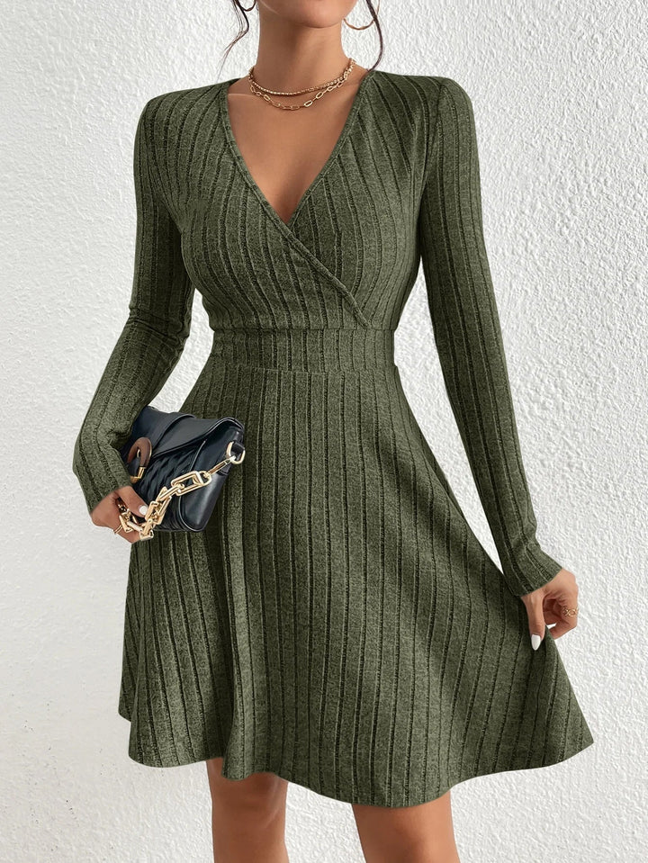 Reese™ Elegant V-Neck Dress