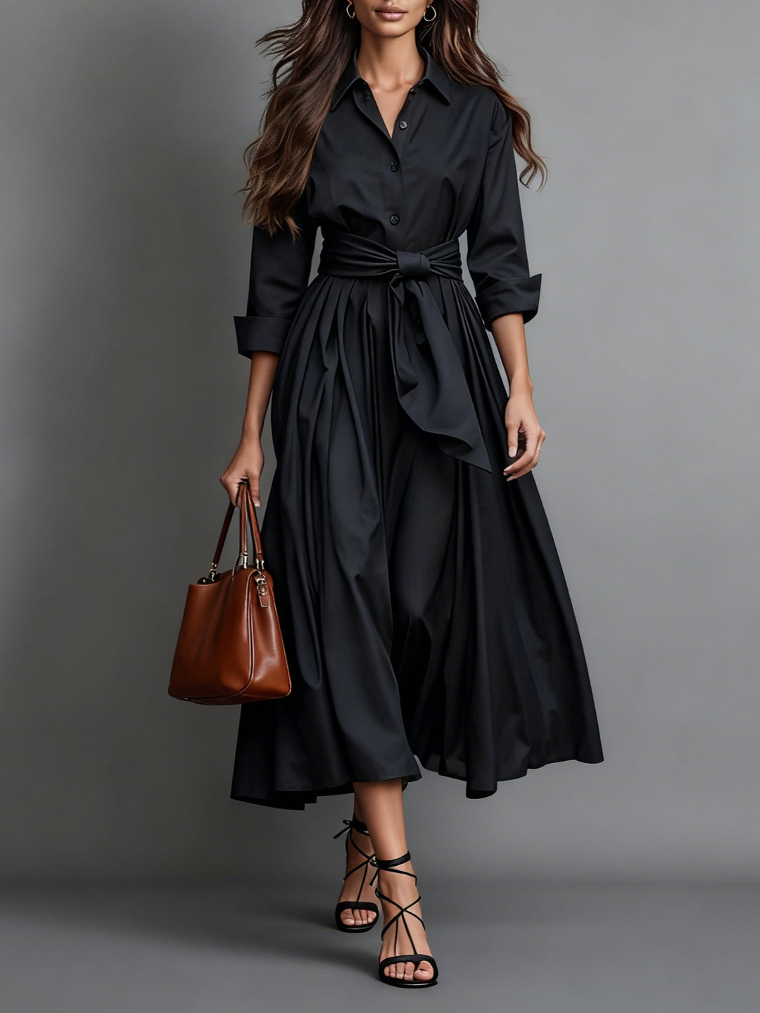 Donna™ Classic Maxi Dress + Free Belt