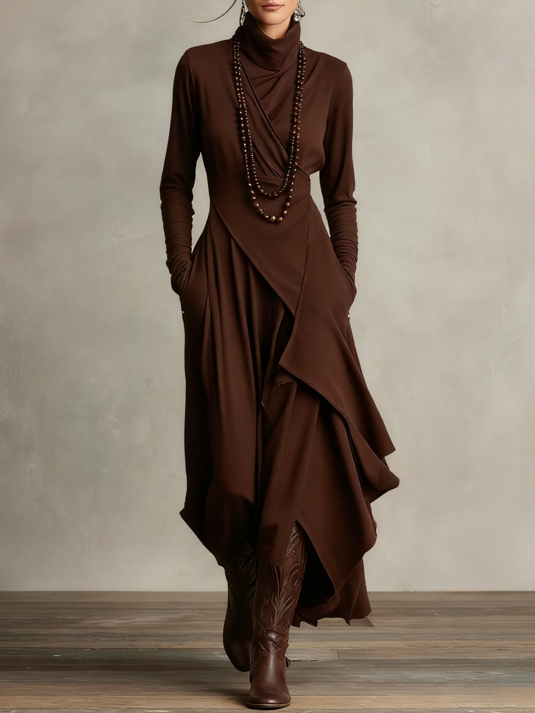 Katia™ Pleated Maxi Dress
