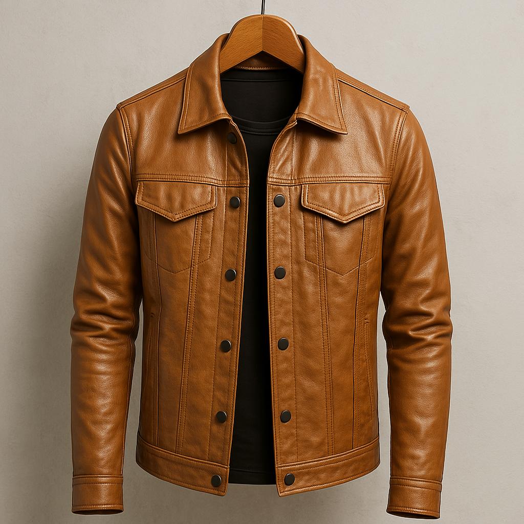 Harvey™ Classic Leather Jacket