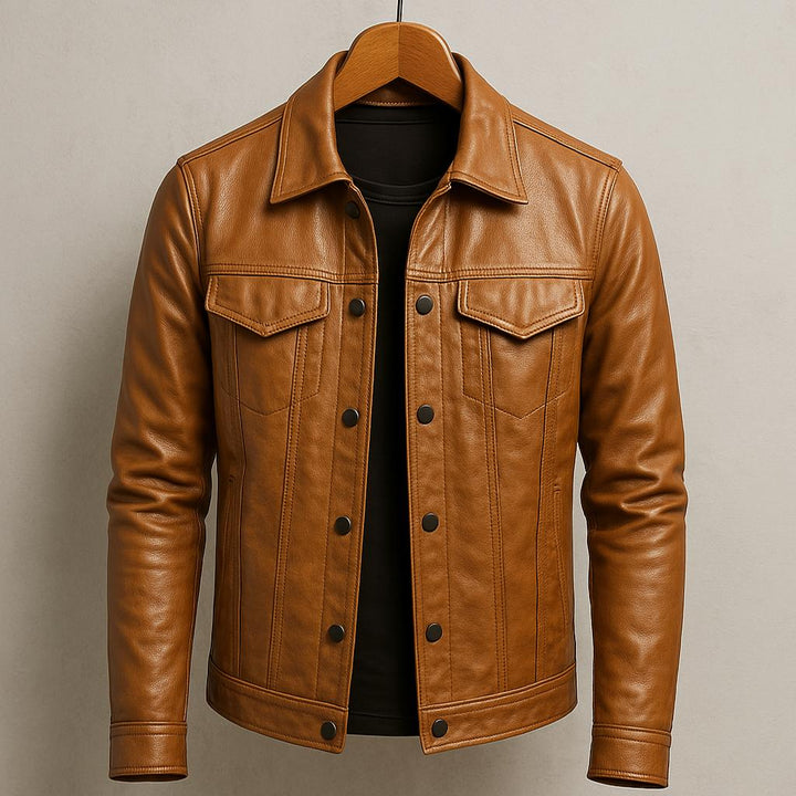 Harvey™ Classic Leather Jacket
